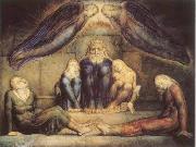 William Blake Count Ugolino and his sons in prision oil painting on canvas